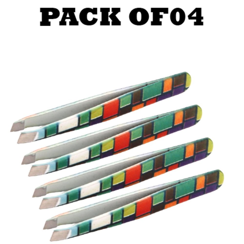 Forgica Professional Stainless Steel Paper Tweezers Pack of 04